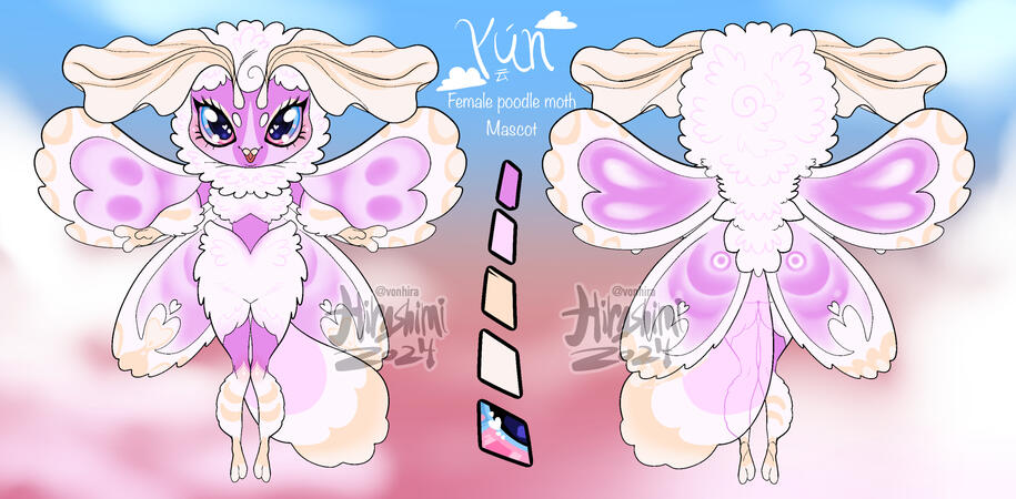 Moth Mascot refsheet